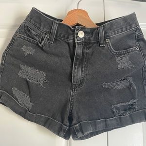 Distressed American Eagle Mom Shorts